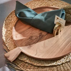 Assiettes^CASA ACACIA CHIC Assiette Avec Manche Naturel