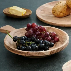 Assiettes^CASA ACACIA CHIC Assiette Creuse Avec Manche Naturel