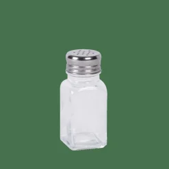 Bocaux^CASA BASIC Set Salière Et Poivrier Argent, Transparent