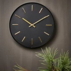 Horloges^CASA BLACK Horloge Murale Noir