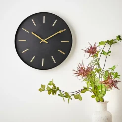 Horloges^CASA BLACK Horloge Murale Noir