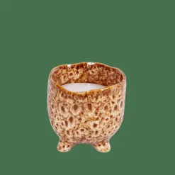 Bougies^CASA CERAMIC Bougie En Pot Brun
