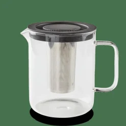 Accessoires Thé^CASA CHAI Théière 1,5 L Noir, Transparent