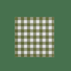 Serviettes^CASA CHECK GREEN Set De 20 Serviettes Vert