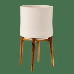 Supports Pour Plantes^CASA CHIARO Pot De Fleurs Blanc