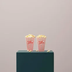 Accessoires De Cuisine^CASA CINEMA Gobelet Pop-corn Set De 8 Blanc, Rouge