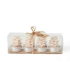 Bougies^CASA CONE Bougies Chauffe-plat Beige