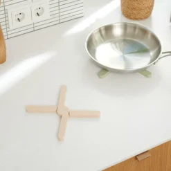 Dessous-De-Plats^CASA CUISINO Dessous-de-plat Pliable Sable