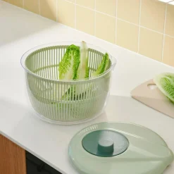 Aide Cuisine^CASA CUISINO Essoreuse à Salade Vert, Menthe
