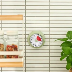 Aide Cuisine^CASA CUISINO Minuteur Rétro Avec Aimant Menthe
