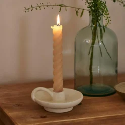 Bougies^CASA CURL Bougies Set De 2 Beige