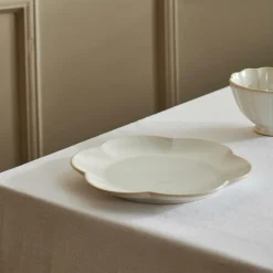 Assiettes^CASA DAHLIA FLOWER Assiette Blanc
