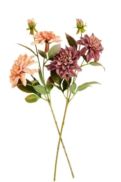 Fleurs Artificielles^CASA DAHLIA Tige De Fleurs Pêche