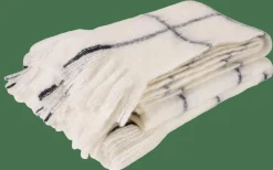 Plaids^CASA DIAMA Plaid Blanc