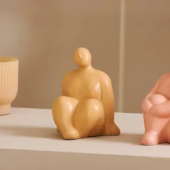 Figures Déco^CASA DIVA Déco En Céramique Beige