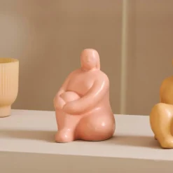 Figures Déco^CASA DIVA Déco En Céramique Rose