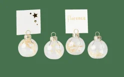 Porte-Noms^CASA DRY FLOWER Porte-noms Set De 4 Transparent