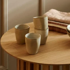 Mugs^CASA EARTH MARL Mug 20 CL Crème