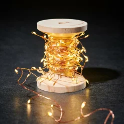 Guirlandes Lumineuses^CASA ELLI Guirlande Lumineuse Avec 100 LEDS Cluster Cuivre