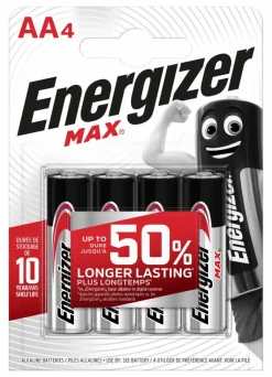 Accessoires Bureau^CASA ENERGIZER Pile Alcaline Set De 4