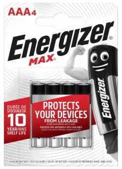 Accessoires Bureau^CASA ENERGIZER Pile Alcaline Set De 4