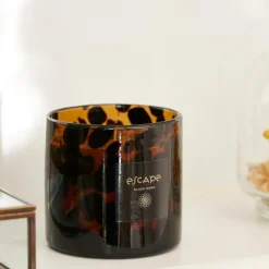 Bougies Parfumées|Bougies^CASA ESCAPE BLACK OUDH Bougie Parfumée Dans Un Verre Noir, Brun, Multicolore