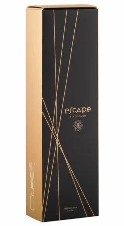 Bougies Parfumées^CASA ESCAPE BLACK OUDH Bougies Chauffe-plat Parfumées Set De 9 Noir
