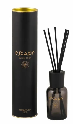 Bougies Parfumées^CASA ESCAPE BLACK OUDH Bougies Chauffe-plat Parfumées Set De 9 Noir
