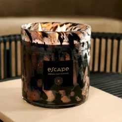 Bougies Parfumées|Bougies^CASA ESCAPE INDIAN INSPIRATION Bougie Parfumée Noir, Cuivre, Multicolore