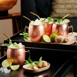 Cocktail Accessoires^CASA FANCY Pailles à Cocktail Avec Brosse Doré