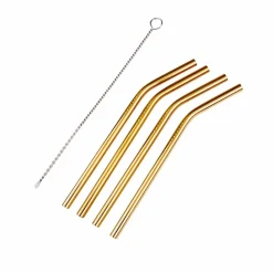 Cocktail Accessoires^CASA FANCY Pailles à Cocktail Avec Brosse Argent
