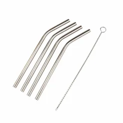 Cocktail Accessoires^CASA FANCY Pailles à Cocktail Avec Brosse Argent