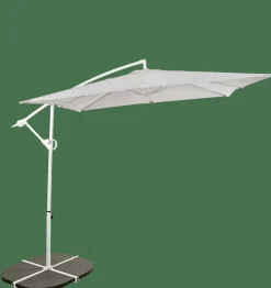 Parasols^CASA FIJI Parasol Déporté Sans Pied De Parasol Gris Clair