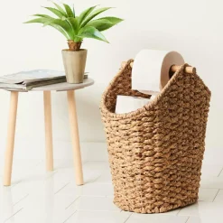 Accessoires Wc^CASA FLORES Porte-rouleau WC Porte-magazines Naturel