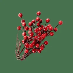 Branches Artificielles^CASA FOAM Baies Décoratives Set De 12 Rouge