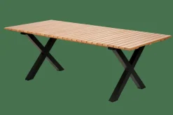 Tables De Jardin^CASA FORMAX Table De Jardin Avec Pieds X Natural/blanc
