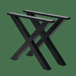 Tables De Jardin^CASA FORMAX Table De Jardin Avec Pieds X Noir