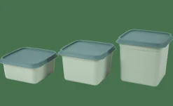Boîtes De Conservation^CASA FREEZER Boîtes Congélation Set De 10 Menthe, Vert Foncé