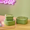 Boîtes De Conservation^CASA FRESHMOOD Boîtes à Snack Set De 3 Seafoam + Motif Loulou Seafoam (vert)