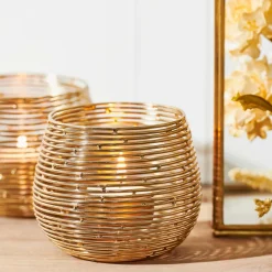 Porte-Bougies^CASA GOLDINA Partylight Doré