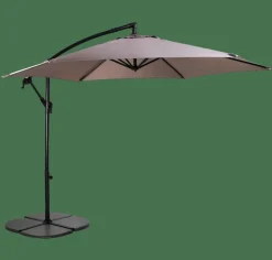 Parasols^CASA HAWAI Parasol Déporté Sans Pied De Parasol Taupe