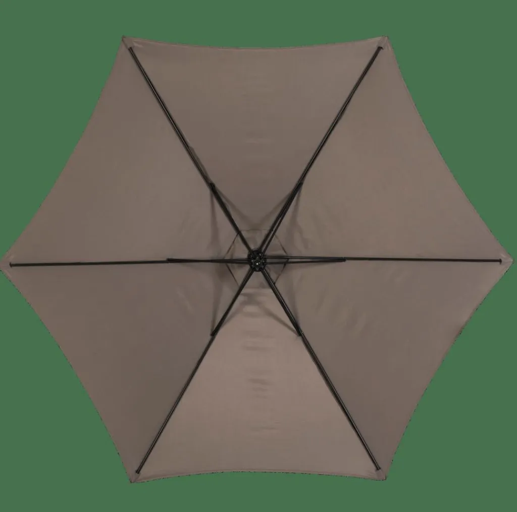 Parasols^CASA HAWAI Parasol Déporté Sans Pied De Parasol Taupe