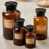Bocaux^CASA HERBORA Pot à Provisions 50 CL Brun