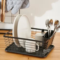 Accessoires De Cuisine^CASA INDUSTRIA Égouttoir Pour Vaisselle Noir