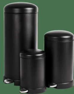 Poubelles De Cuisine^CASA INDUSTRIA Poubelle à Pédale 27 L Noir