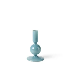 Bougeoirs^CASA ISA Bougeoir Opale Bleue Bleu