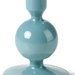 Bougeoirs^CASA ISA Bougeoir Opale Bleue Bleu