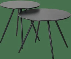 Tables Basses De Jardin^CASA IVY Table Lounge Noir
