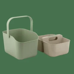 Nettoyage^CASA JASMIN Seau/organisateur 2 En 1 Vert