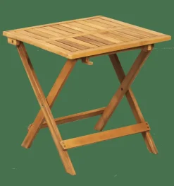 Tables Bistrot|Tables De Jardin^CASA JOSHUA Table Pliante Brun